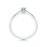 Pierścionek z białego złota z diamentem AJPZ_005